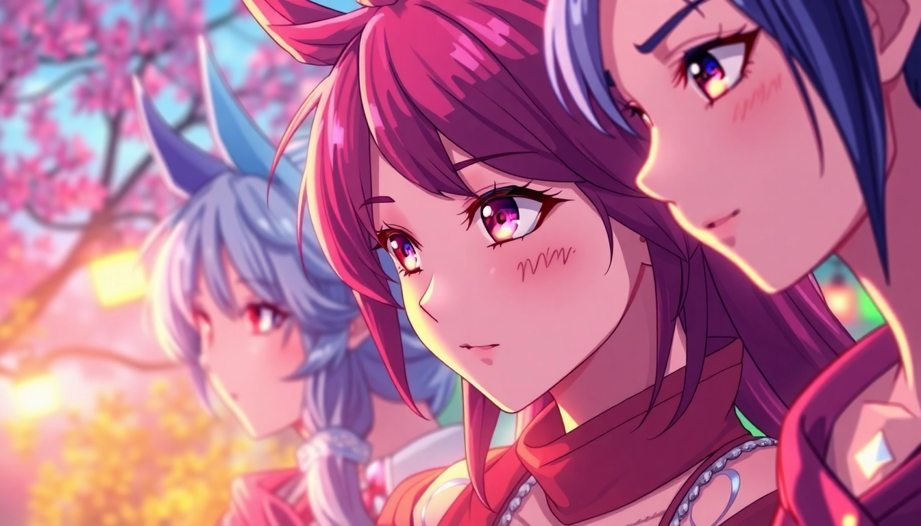 Detailed AI generated hentai artwork depicting vibrant anime characters in a dynamic pose with colorful, realistic textures and expressive faces, designed for hentai enthusiasts.